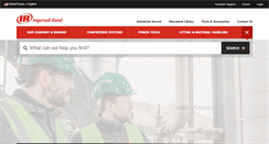Desktop Screenshot of ingersollrandproducts.com